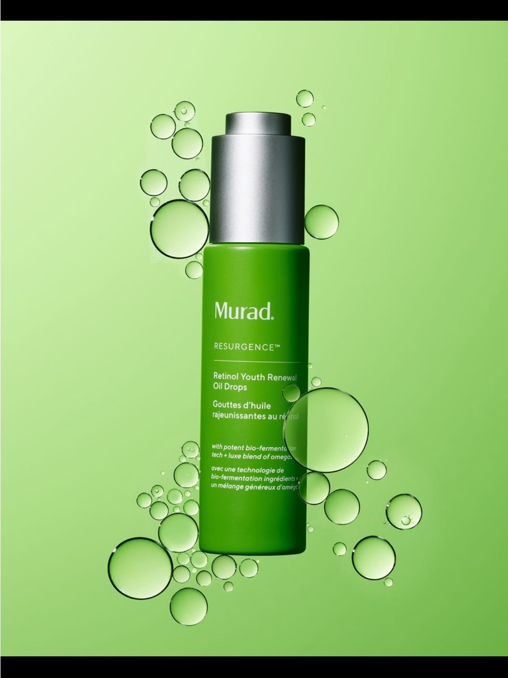 Murad Resurgence Retinol Youth Renewal Oil Drops 1.0 oz 30 mL NIB Anti-Aging